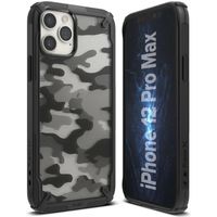 Ringke Fusion X Backcover iPhone 12 Pro Max - Camo Zwart