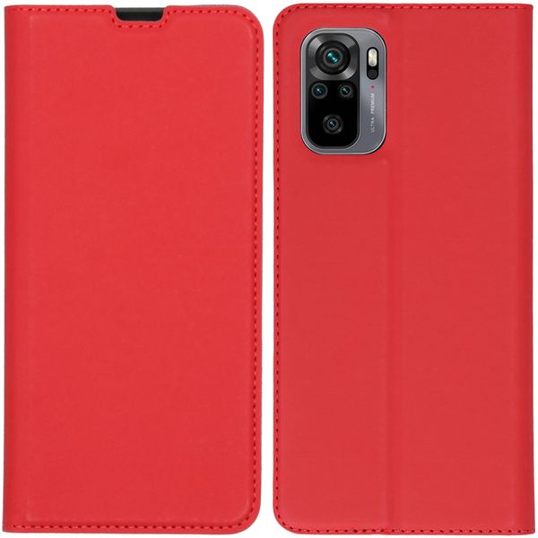 imoshion Slim Folio Bookcase  Xiaomi Redmi Note 10 (4G) / Note 10S - Rood