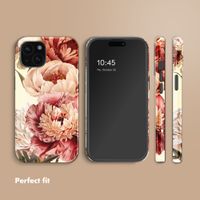 Selencia Vivid Back Cover with MagSafe Apple iPhone 15 - Vintage Peony