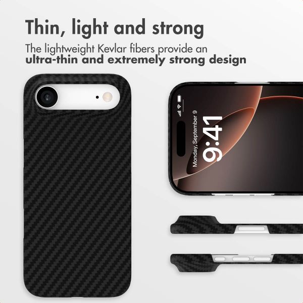 Accezz MagSafe Kevlar® Back Cover Apple iPhone Air - Black