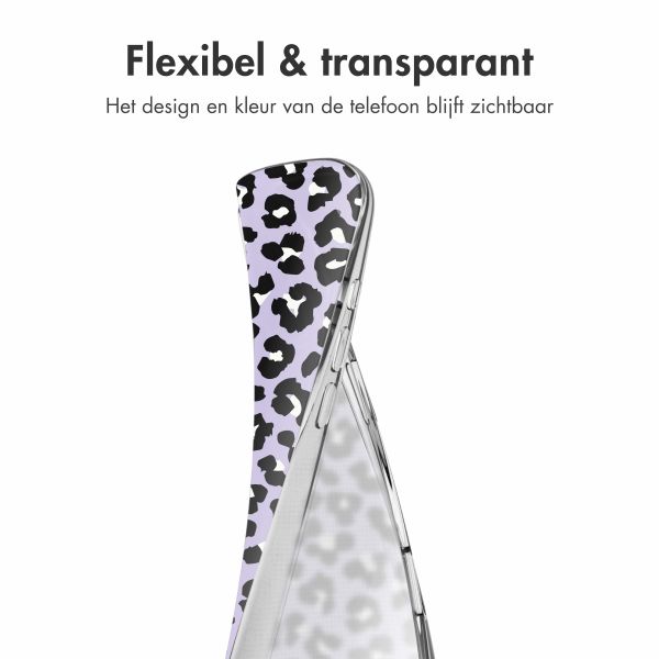 imoshion Design hoesje Apple iPhone 16 - Leopard Lilac