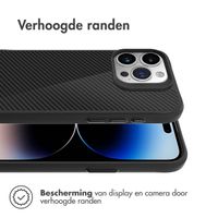 imoshion Rugged Hybrid Carbon Case iPhone 15 Pro Max - Zwart