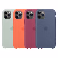 Apple 4 Pack Silicone Backcover iPhone 11 Pro - Beryl + Clementine Orange + Pomegranate + Alaskan Blue