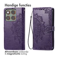 imoshion Mandala Bookcase Motorola Edge 70 - Paars