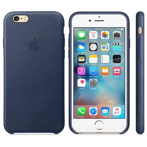 Apple Leather Backcover Apple iPhone 6 / 6s - Midnight Blue