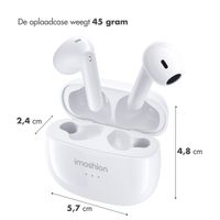 imoshion Aura Earbuds - Draadloze oordopjes - Bluetooth draadloze oortjes - Wit