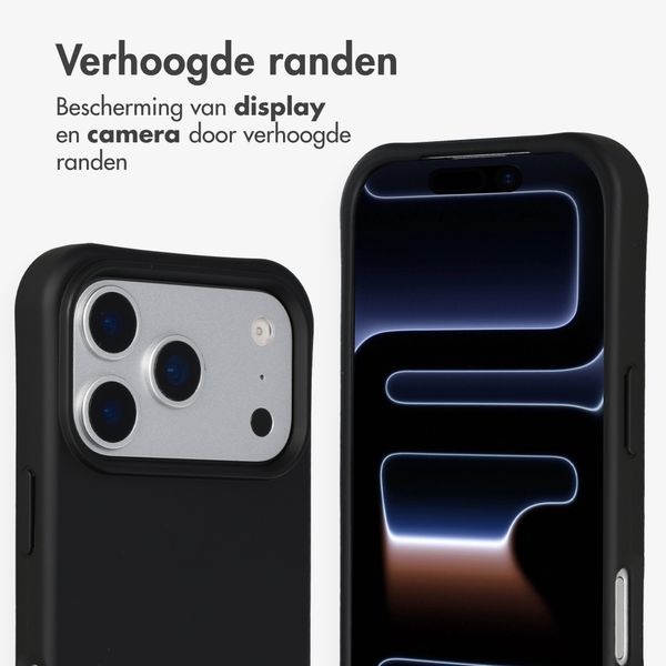 imoshion Color Backcover met afneembaar koord met MagSafe Apple iPhone 17 Pro - Zwart
