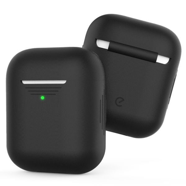 KeyBudz Elevate Protective Silicone Case Apple AirPods 1 / 2 - Black