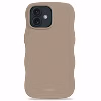 Holdit Wavy Case Apple iPhone 12 (Pro) - Mocha Brown