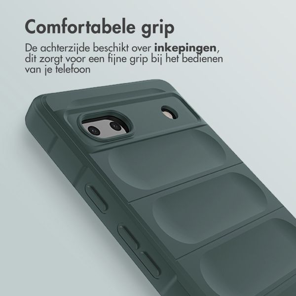 imoshion EasyGrip Backcover Google Pixel 6a - Donkergroen