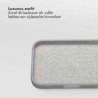 Selencia Olyn Uitneembare Bookcase met MagSafe Apple iPhone 16 Pro - Grijs