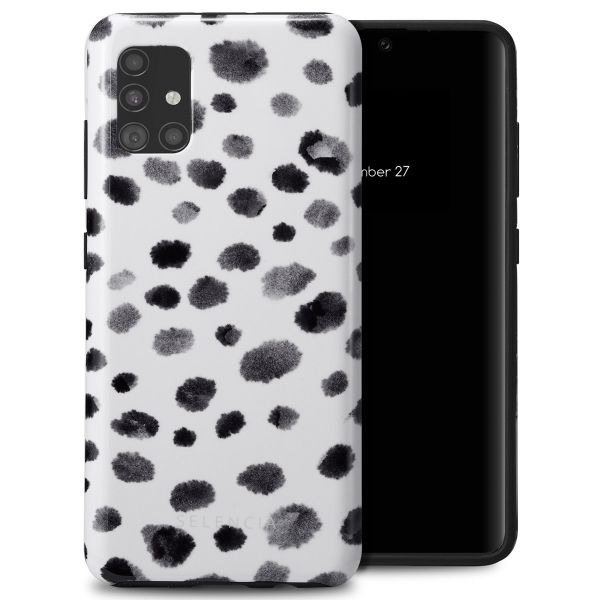 Selencia Vivid Tough Backcover Samsung Galaxy A51 - Trendy Leopard