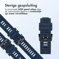 imoshion QuickFit® Stripe Siliconenbandje Garmin Watch | 22 mm aansluiting - Donkerblauw