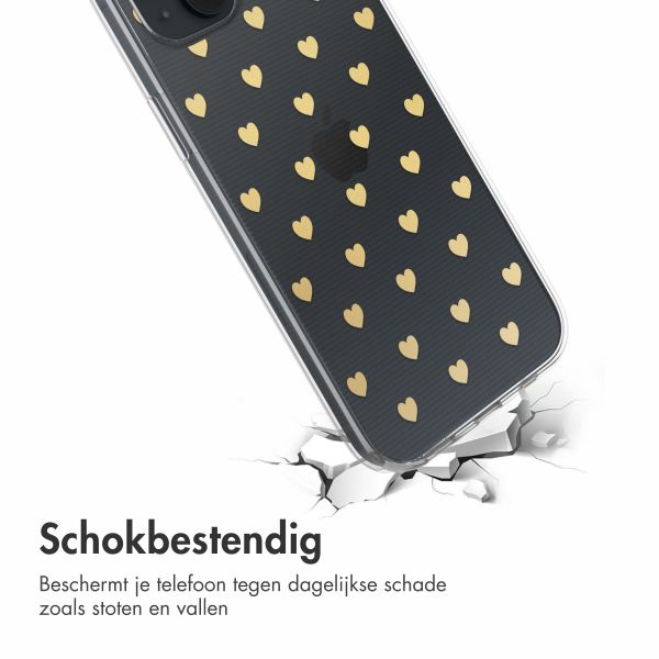 imoshion Design hoesje Apple iPhone 14 - Golden Hearts