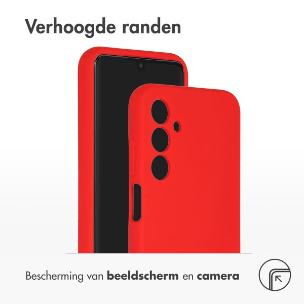 Accezz Liquid Silicone Backcover Samsung Galaxy A25 (5G) - Rood