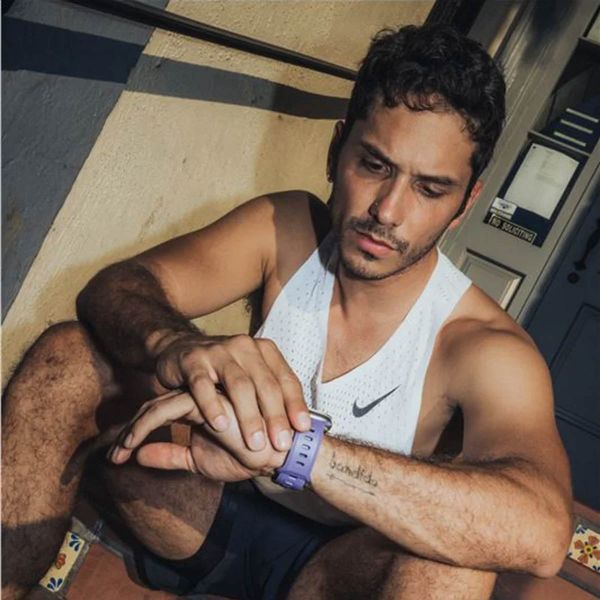 Nomad Tempo siliconen band Apple Watch Series 1 - 11 / SE / Ultra (44/45/46/49 mm) - Purple