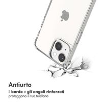 imoshion Backcover met koord + armband Apple iPhone 13 - Parels Hartjes