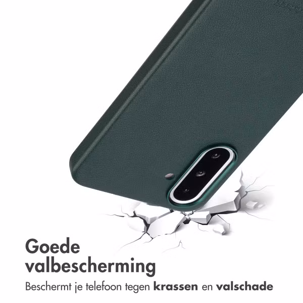 Accezz MagSafe Leather Backcover Samsung Galaxy A36 / A56 - Cedar Green