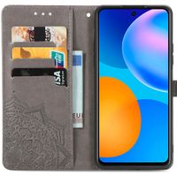 imoshion Mandala Bookcase Huawei P Smart (2021) - Grijs