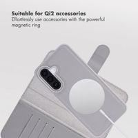 Accezz Edge detachable Bookcase with MagSafe Samsung Galaxy A27 (5G) - Grey