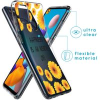 imoshion Design hoesje Samsung Galaxy A21s - Bloem - Geel