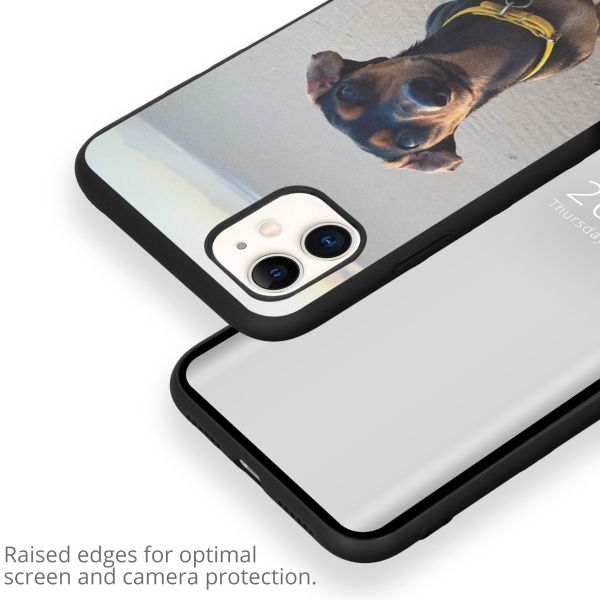 Ontwerp je eigen Apple iPhone 11 gel hoesje - Zwart