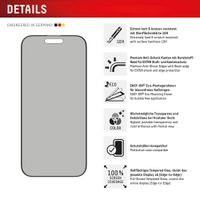 Displex Screenprotector Privacy Glass Full Cover Apple iPhone 16 Pro Max