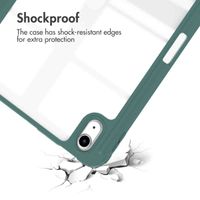 imoshion Trifold Hard Case Book Cover Apple iPad 11 (2025) 11 inch A16 / iPad 10 (2022) 10.9 inch - Green