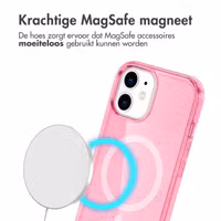 imoshion Sparkle Backcover met MagSafe Apple iPhone 12 (Pro) - Glitter Roze