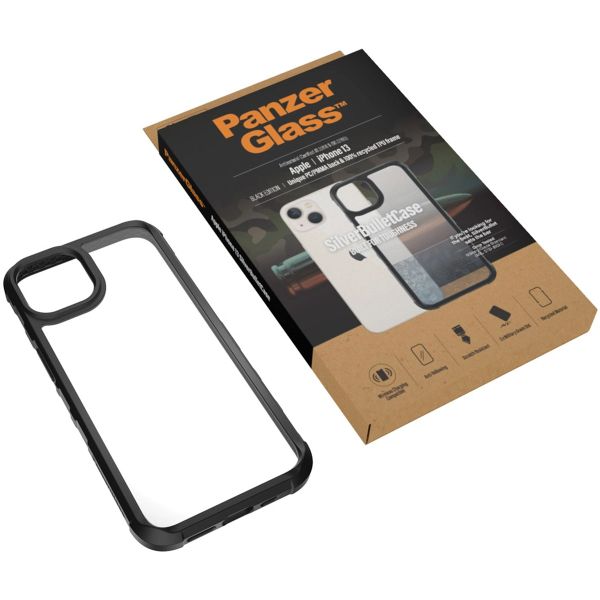 PanzerGlass SilverBullet ClearCase iPhone 13 - Zwart