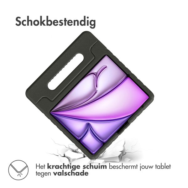 imoshion Kidsproof Backcover met handvat Apple iPad Air 13 inch (2025) M3 / (2024) M2 - Zwart