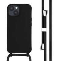 imoshion Siliconen hoesje met koord Apple iPhone 14 - Zwart