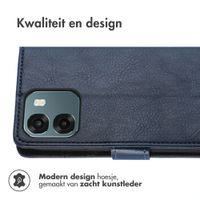 imoshion Luxe Bookcase Oppo A6 (5G) - Donkerblauw