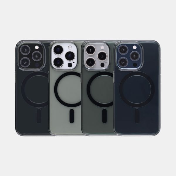 Accezz Lite Case with MagSafe Apple iPhone 15 Pro - Smokey Clear