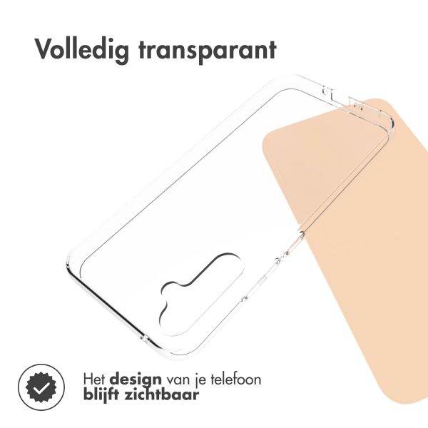 Accezz Clear Backcover Samsung Galaxy A34 (5G) - Transparant