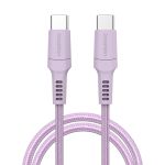 imoshion Braided USB-C naar USB-C kabel - 2 meter - Lila