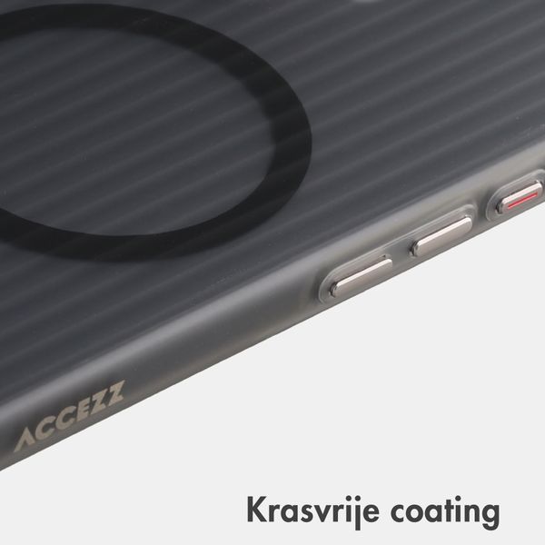 Accezz Lite Backcover met MagSafe | Fluted | Apple iPhone 17 - Grijs