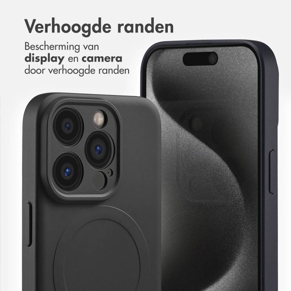 imoshion Color Backcover met MagSafe Apple iPhone 15 Pro - Zwart