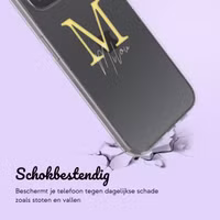 Hoesje met eigen foto en/of tekst Apple iPhone 15 - Letter