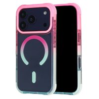 Selencia Gradient Backcover met MagSafe Apple iPhone 17 Pro - Roze / Blauw