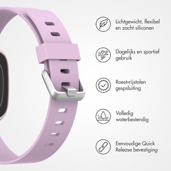 imoshion Siliconen bandje Fitbit Versa / Versa 2 / Versa Lite - Maat L - Oudroze