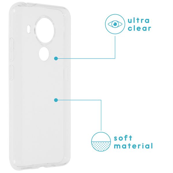 imoshion Softcase Backcover Nokia 3.4  - Transparant