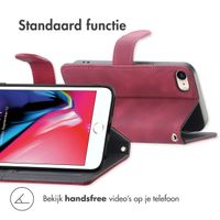 imoshion Bookcase met koord Apple iPhone SE (2022 / 2020) / 8 / 7 - Rood