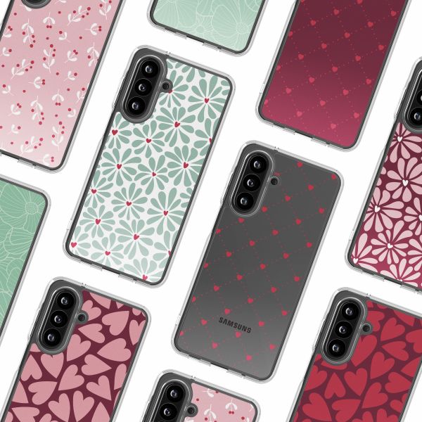 imoshion Design hoesje Samsung Galaxy A17 - Bloom Love Sage Green