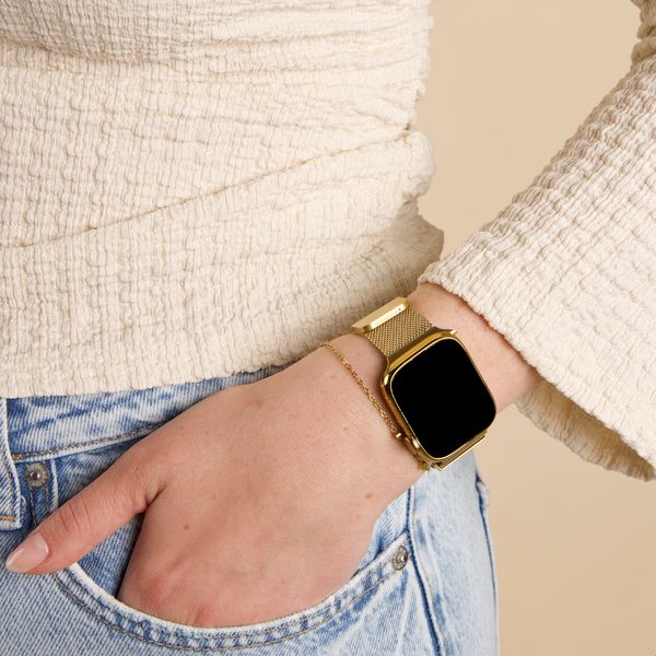 imoshion Milanees magnetisch bandje Apple Watch | 44/45/46/49 mm - Goud