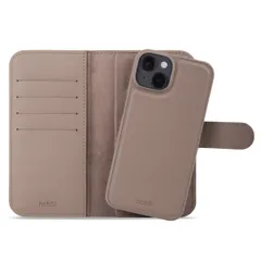 Holdit Wallet Case Magnet Plus Apple iPhone 15 - Mocha Brown
