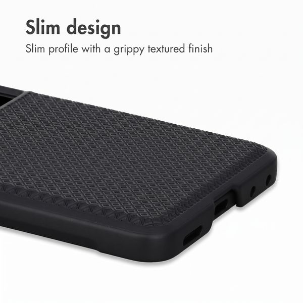 Accezz Grid Back Cover Samsung Galaxy Z Flip 8 - Black