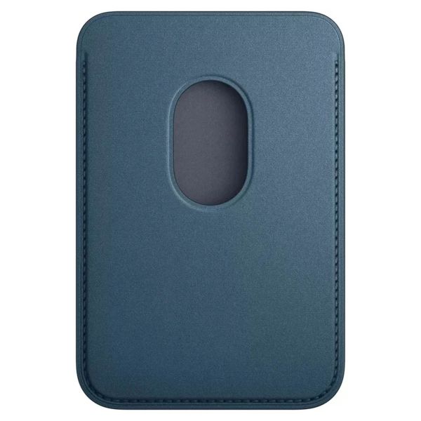 Apple FineWoven Wallet MagSafe met 'Zoek-mijn' functie - Pacific Blue