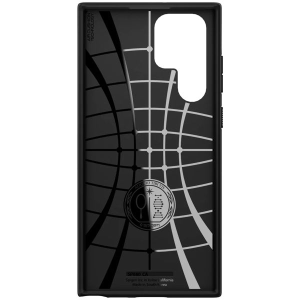 Spigen Core Armor Backcover Samsung Galaxy S22 Ultra - Zwart