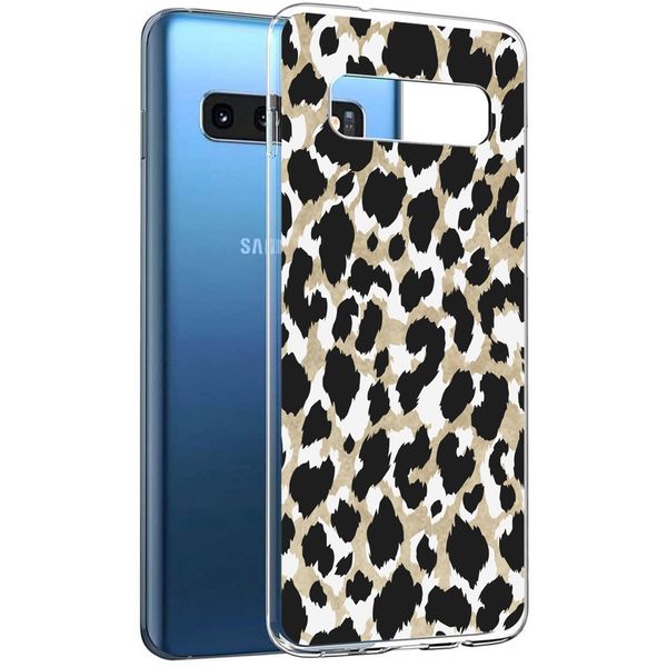 imoshion Design hoesje Samsung Galaxy S10 - Luipaard / Zwart